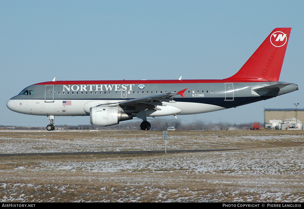 Aircraft Photo of N331NB | Airbus A319-114 | Northwest Airlines | AirHistory.net #226108