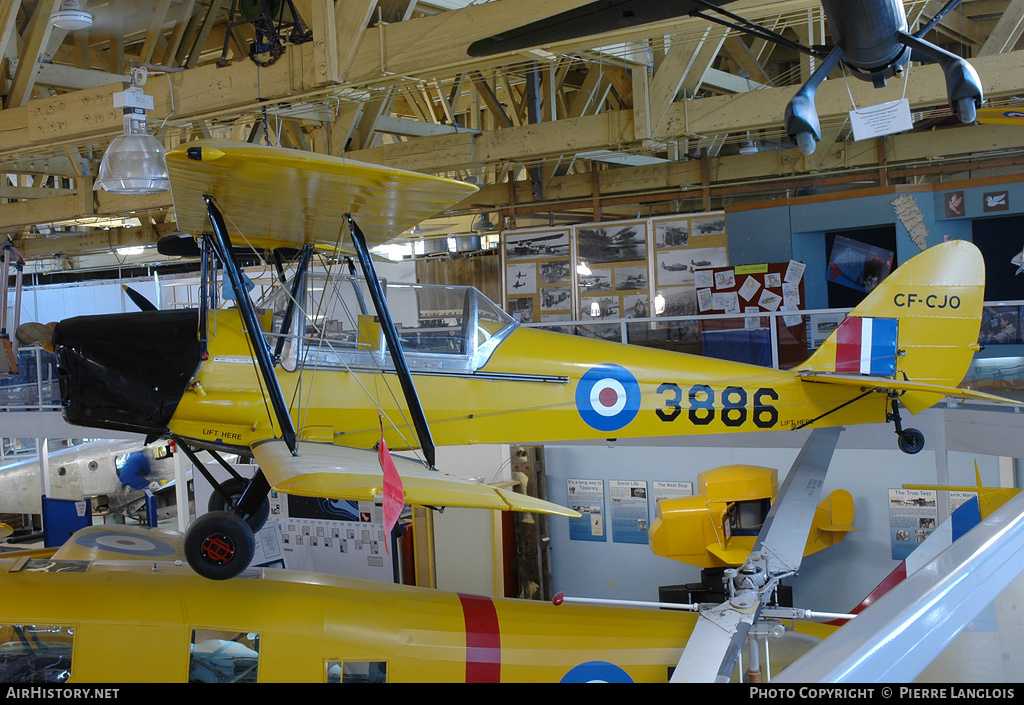Aircraft Photo of CF-CJO / 3886 | De Havilland D.H. 82C Tiger Moth | Canada - Air Force | AirHistory.net #226143