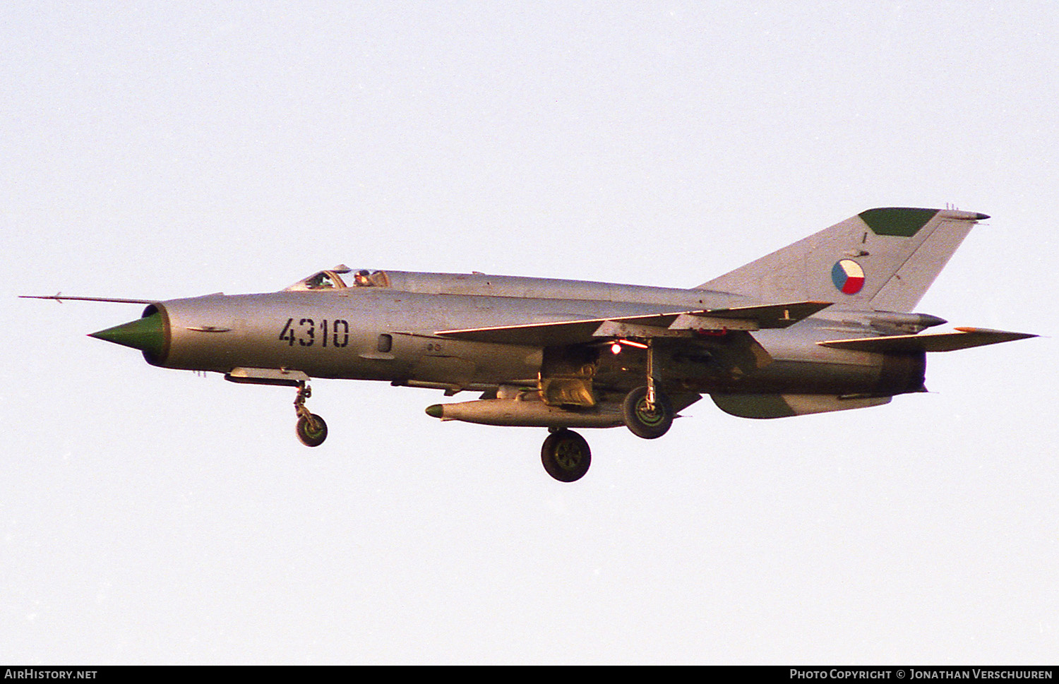 Aircraft Photo of 4310 | Mikoyan-Gurevich MiG-21MF | Czechoslovakia - Air Force | AirHistory.net #226146