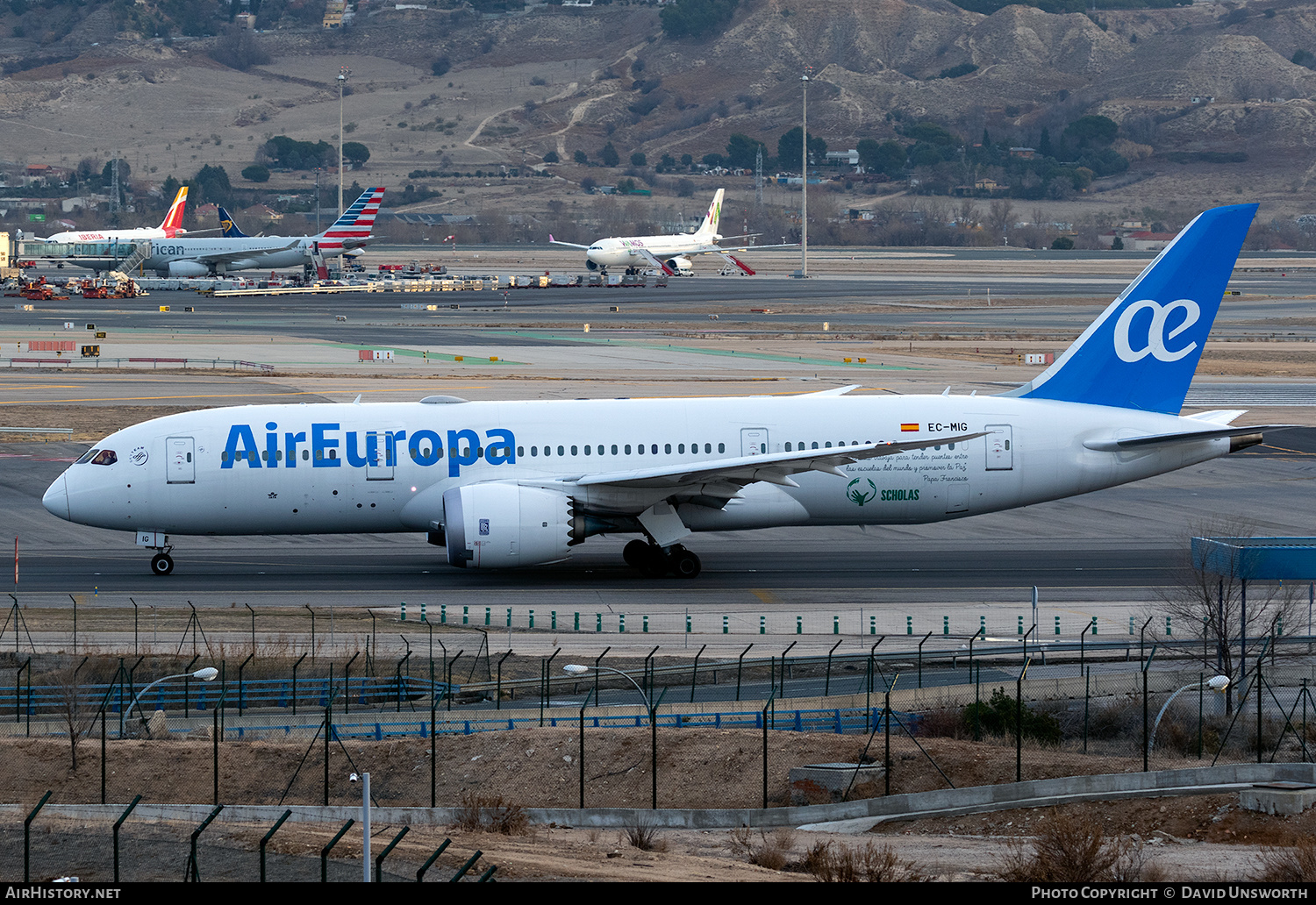 Aircraft Photo of EC-MIG | Boeing 787-8 Dreamliner | Air Europa | AirHistory.net #226170