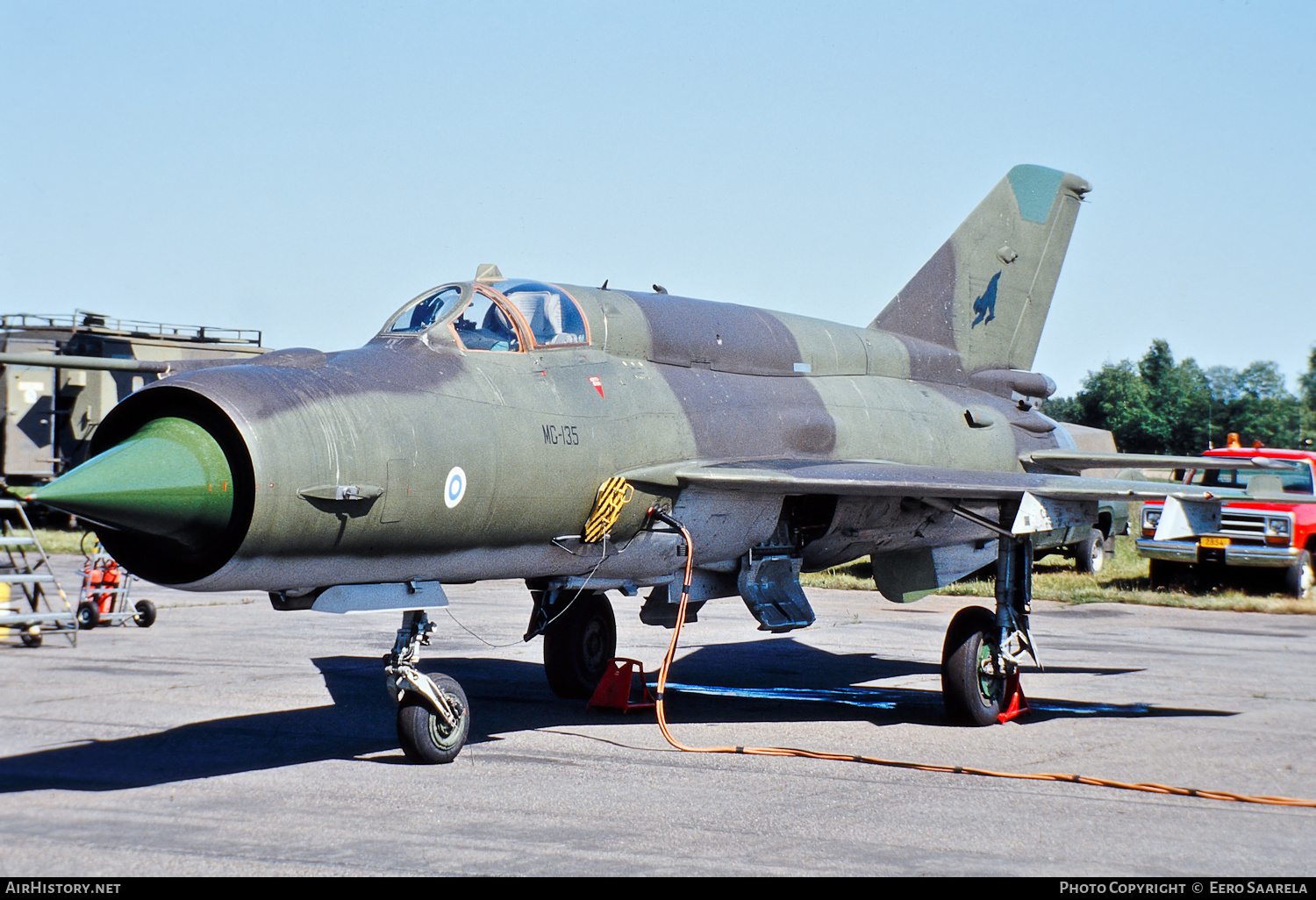Aircraft Photo of MG-135 | Mikoyan-Gurevich MiG-21bis | Finland - Air Force | AirHistory.net #226181