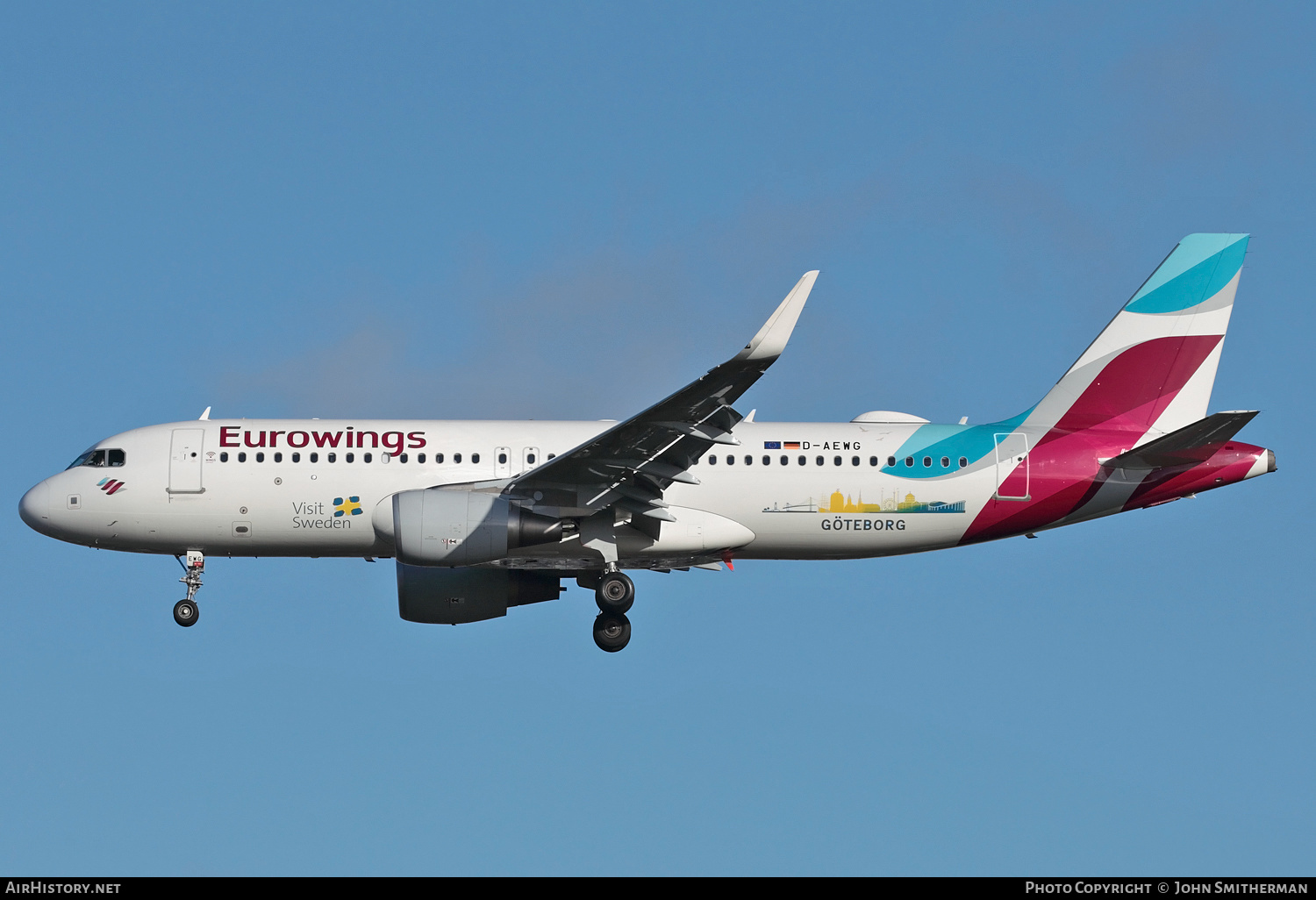Aircraft Photo of D-AEWG | Airbus A320-214 | Eurowings | AirHistory.net #226183
