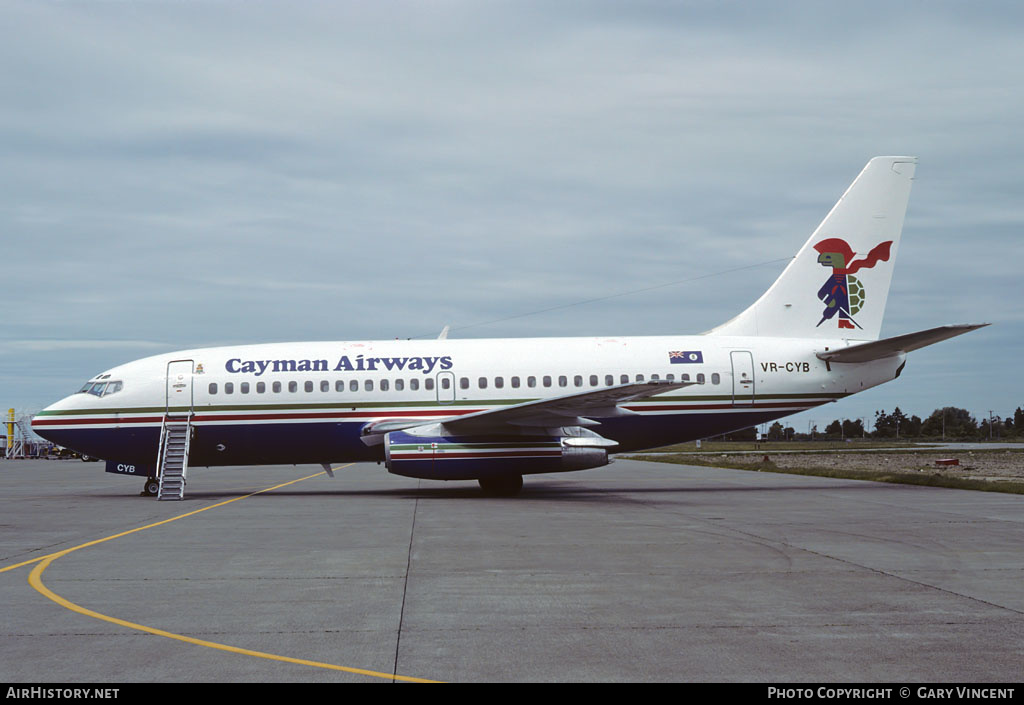 Aircraft Photo of VR-CYB | Boeing 737-242/Adv | Cayman Airways | AirHistory.net #226203