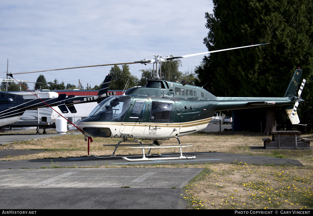 Aircraft Photo of C-FKOD | Bell 206B-2 JetRanger II | E & B Helicopters | AirHistory.net #226207