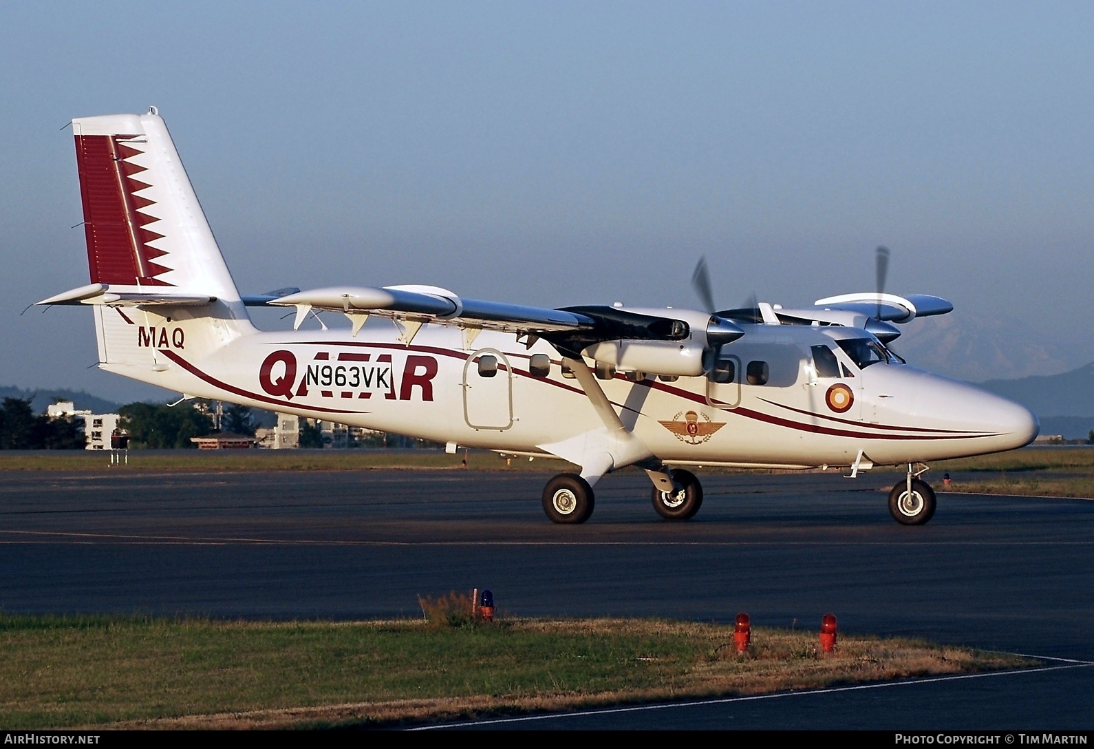 Aircraft Photo of A7-MAQ / N963VK / MAQ | Viking DHC-6-400 Twin Otter | Qatar - Air Force | AirHistory.net #226241