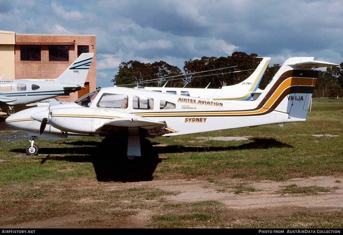 Aircraft Photo of VH-IJA | Piper PA-44-180 Seminole | Airtex Aviation | AirHistory.net #226257