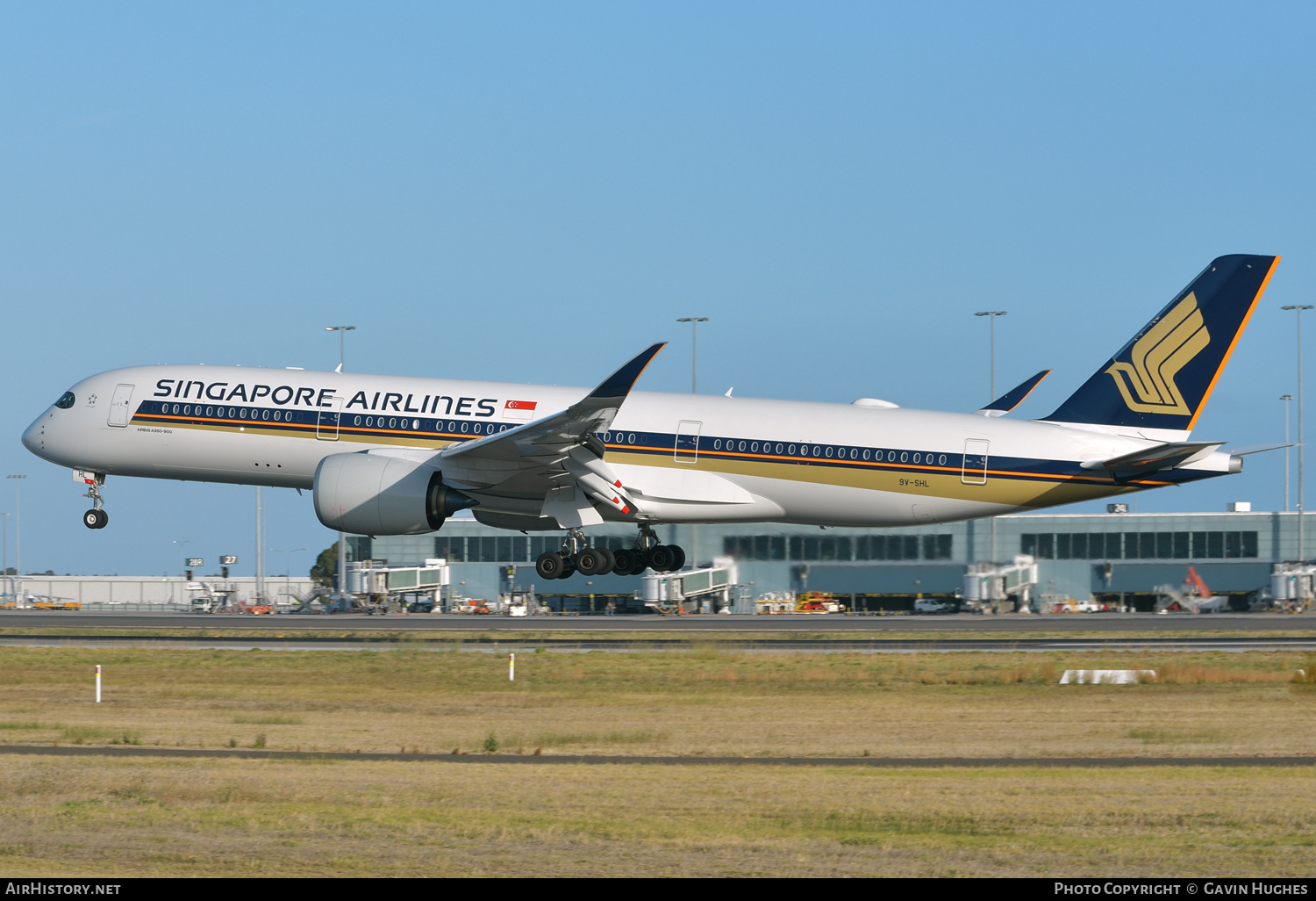 Aircraft Photo of 9V-SHL | Airbus A350-941 | Singapore Airlines | AirHistory.net #226261