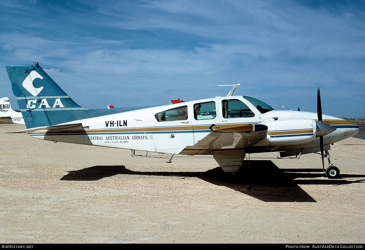 Aircraft Photo of VH-ILN | Beech D55 Baron | Central Australian Airways | AirHistory.net #226270