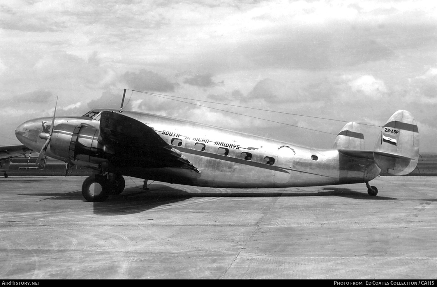 Aircraft Photo of ZS-ASP | Lockheed 18-08 Lodestar | South African Airways - Suid-Afrikaanse Lugdiens | AirHistory.net #226273