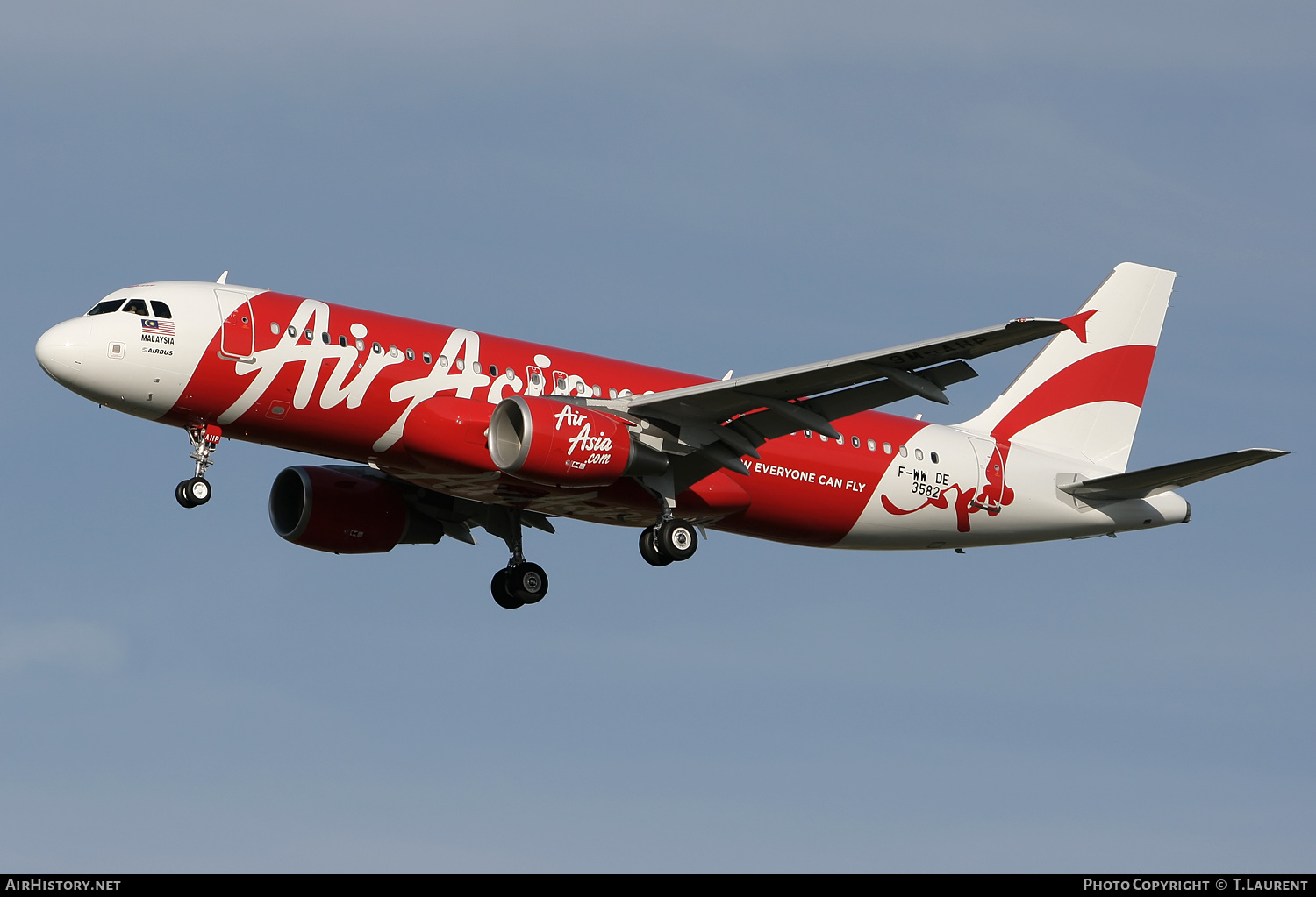 Aircraft Photo of F-WWDE | Airbus A320-216 | AirAsia | AirHistory.net #226286