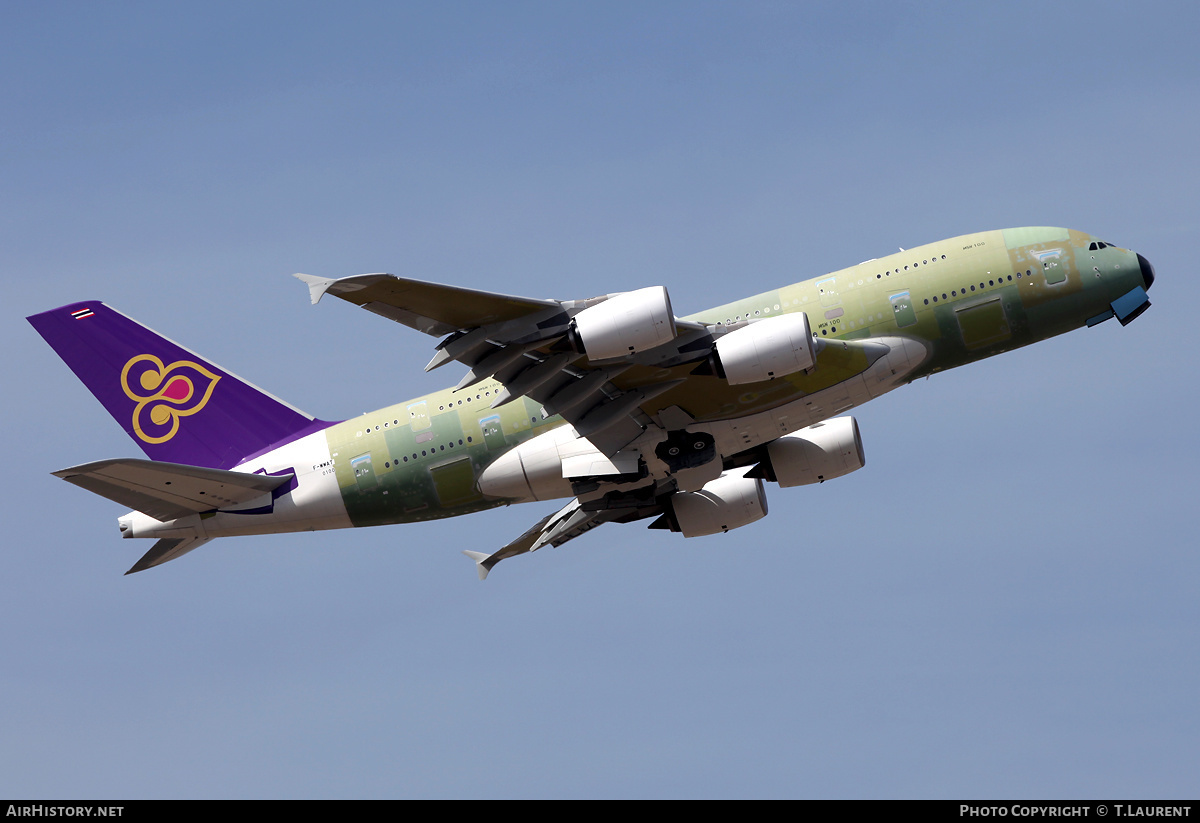 Aircraft Photo of F-WWAT | Airbus A380-841 | Thai Airways International | AirHistory.net #226287