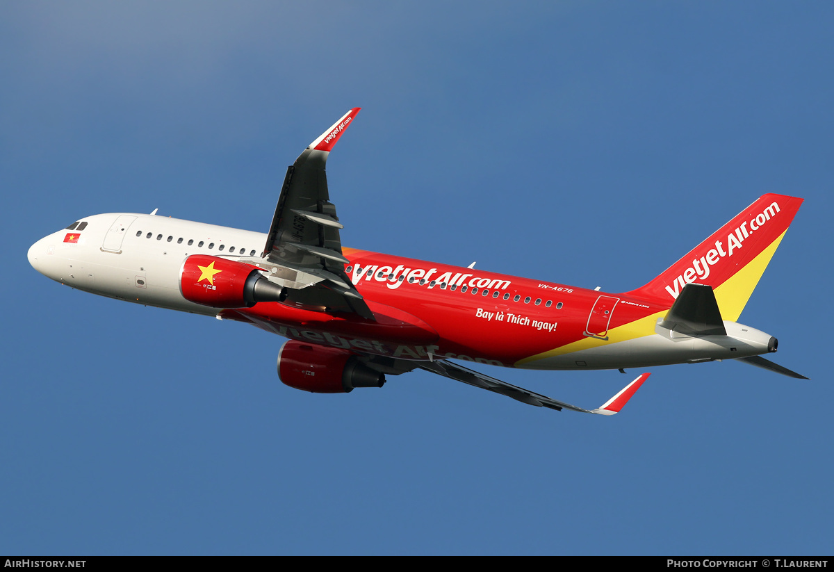 Aircraft Photo of VN-A676 | Airbus A320-214 | VietJet Air | AirHistory.net #226289