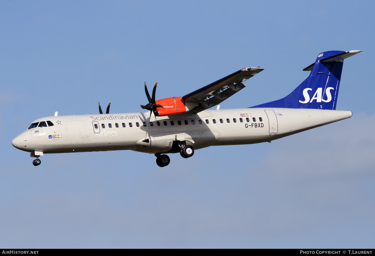 Aircraft Photo of G-FBXD | ATR ATR-72-600 (ATR-72-212A) | Scandinavian Airlines - SAS | AirHistory.net #226295