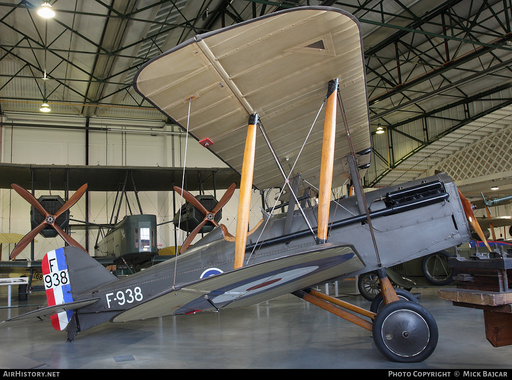 Aircraft Photo of F938 | Royal Aircraft Factory SE-5A | UK - Air Force | AirHistory.net #226332