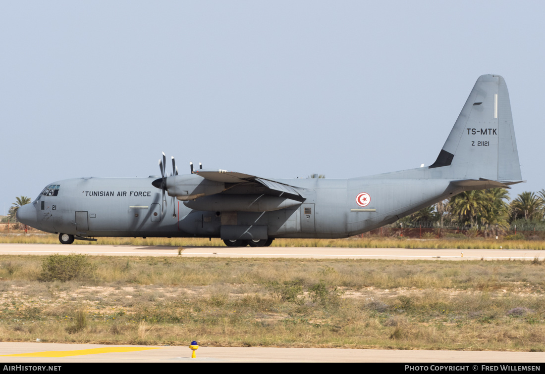 Aircraft Photo of Z21121 / TS-MTK | Lockheed C-130J-30 Hercules | Tunisia - Air Force | AirHistory.net #226340