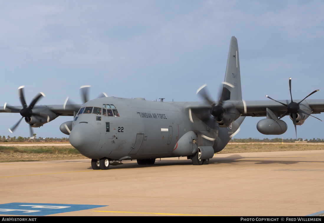 Aircraft Photo of Z21122 / TS-MTL | Lockheed Martin C-130J-30 Hercules | Tunisia - Air Force | AirHistory.net #226344