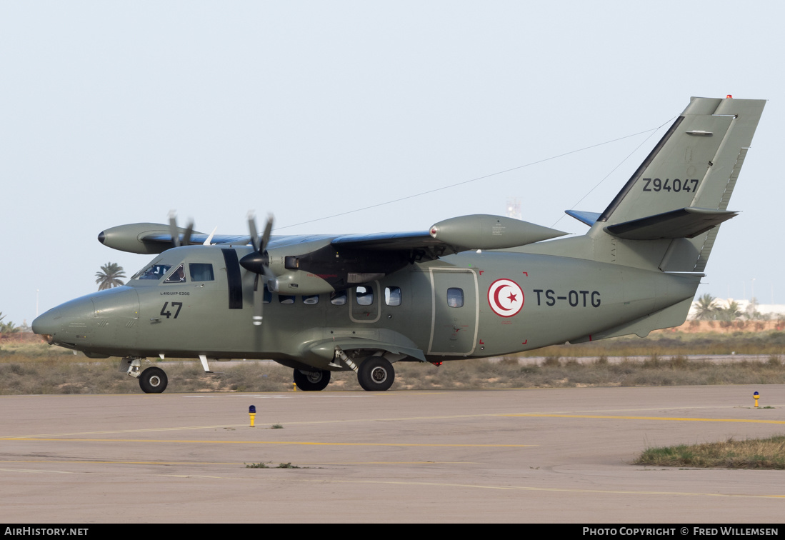 Aircraft Photo of Z94047 / TS-OTG | Let L-410UVP-E20G Turbolet | Tunisia - Air Force | AirHistory.net #226347