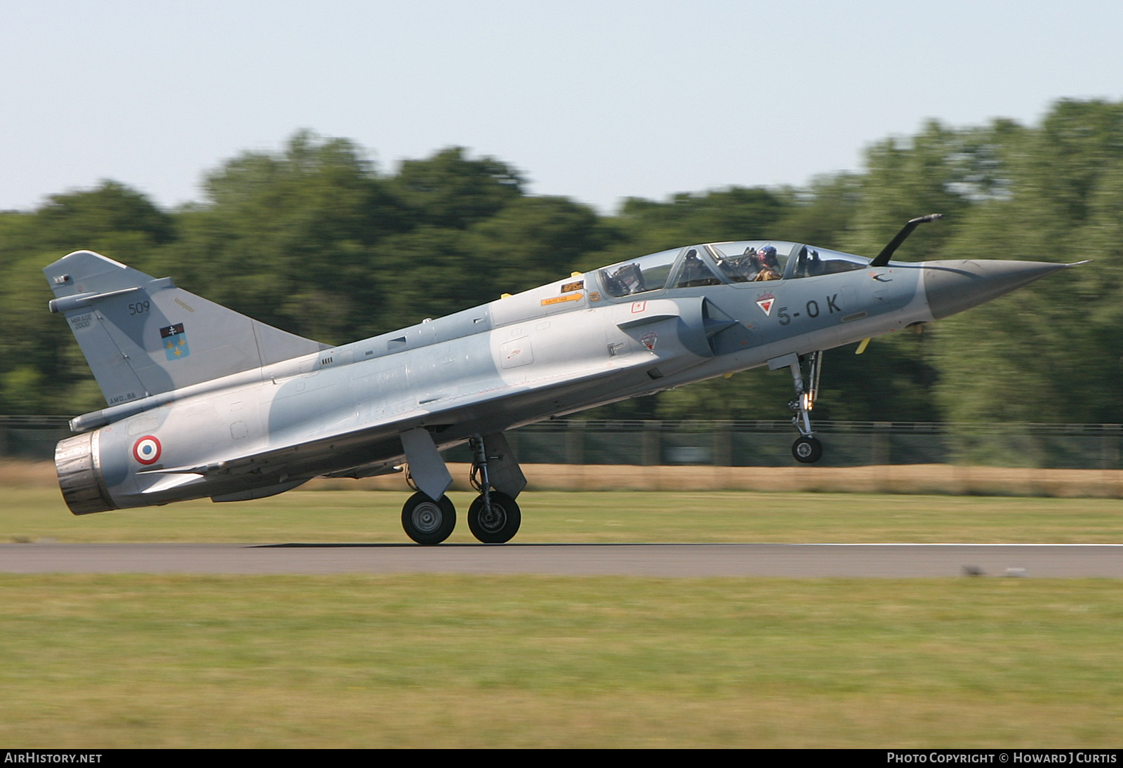 Aircraft Photo of 509 | Dassault Mirage 2000B | France - Air Force | AirHistory.net #226353
