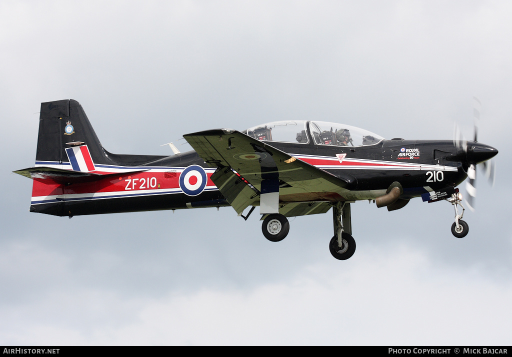 Aircraft Photo of ZF210 | Short S-312 Tucano T1 | UK - Air Force | AirHistory.net #226379