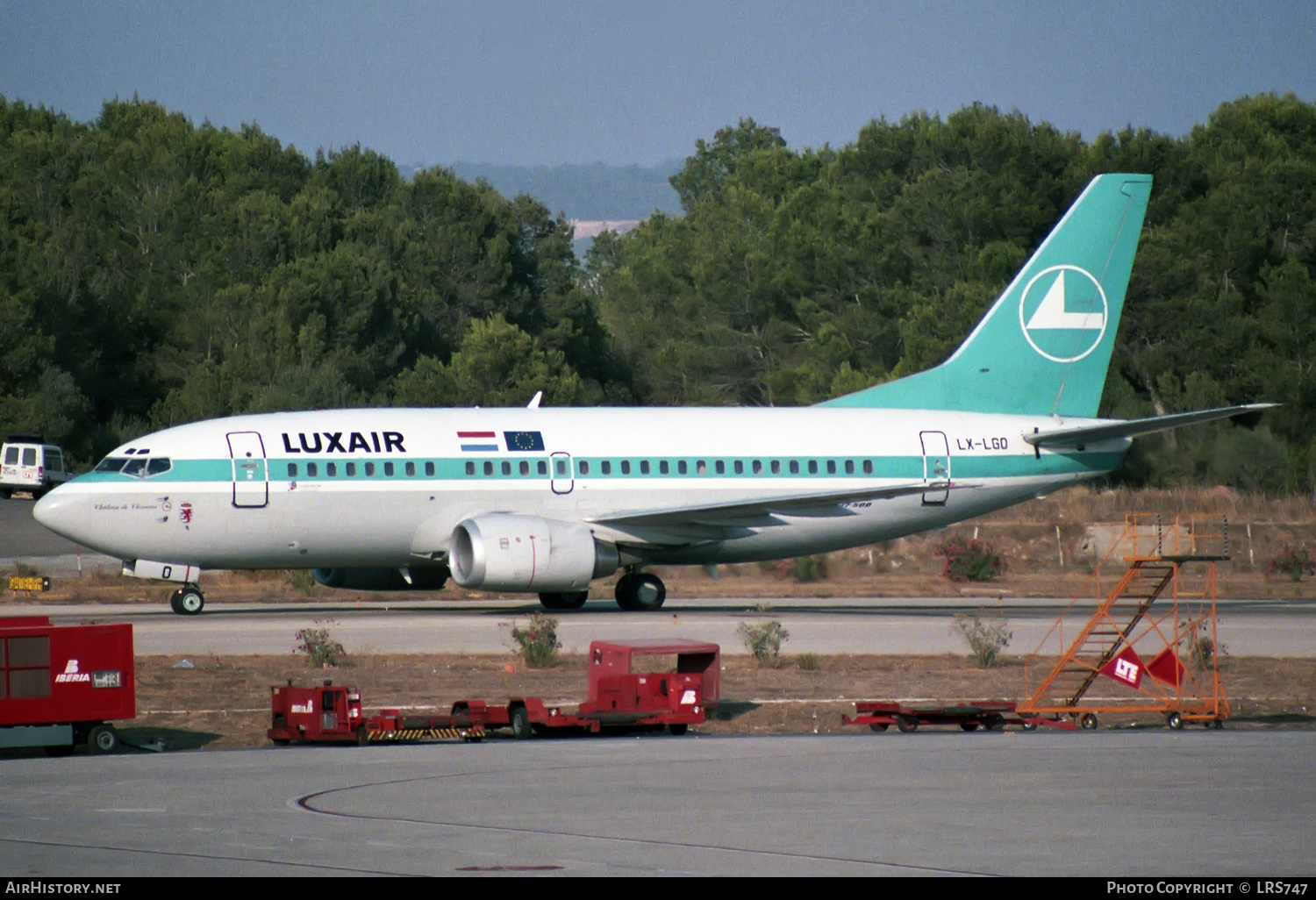 Aircraft Photo of LX-LGO | Boeing 737-5C9 | Luxair | AirHistory.net #226431