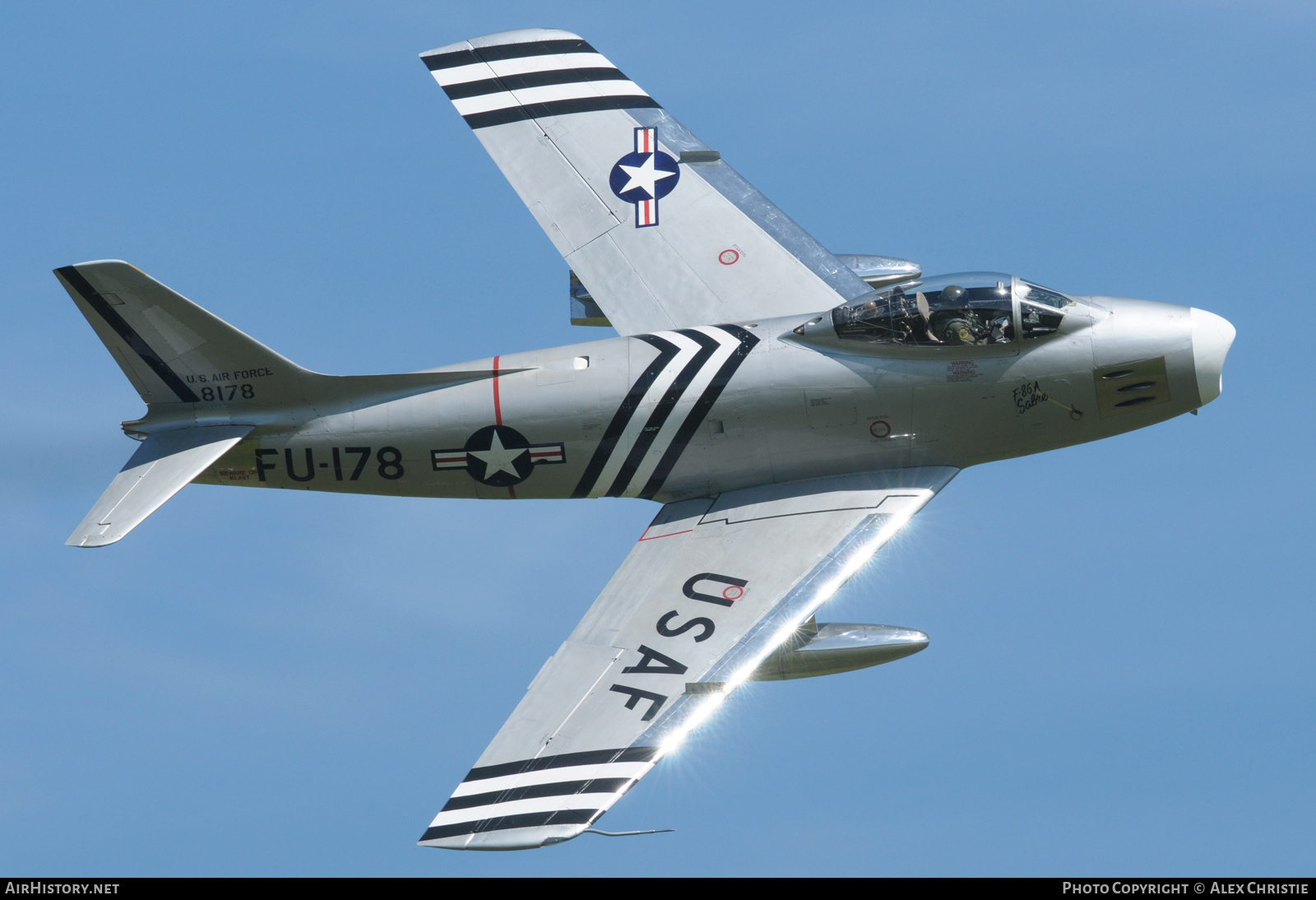 Aircraft Photo of G-SABR / 8178 | North American F-86A Sabre | USA - Air Force | AirHistory.net #226437