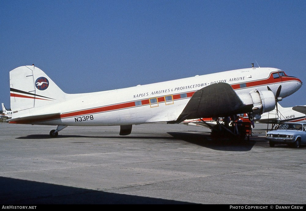 Aircraft Photo of N33PB | Douglas DC-3(C) | Naples Airlines & Provincetown-Boston Airline | AirHistory.net #226440