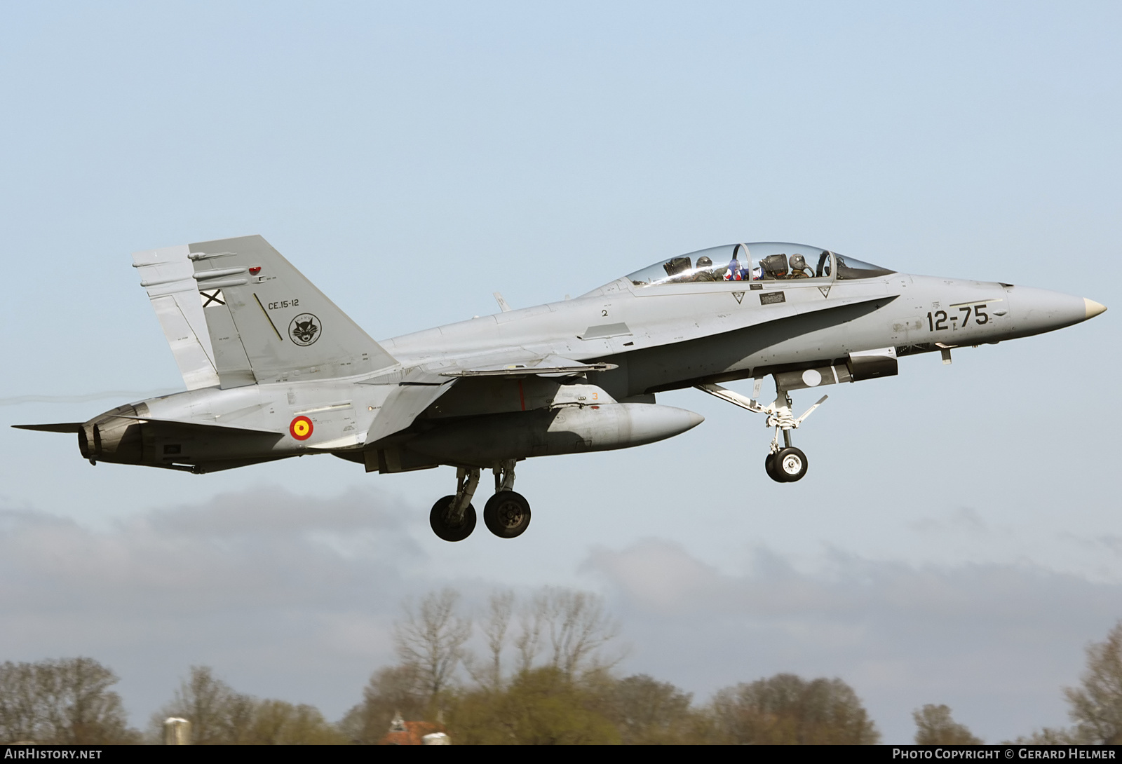 Aircraft Photo of CE15-12 | McDonnell Douglas EF-18BM Hornet | Spain - Air Force | AirHistory.net #226458