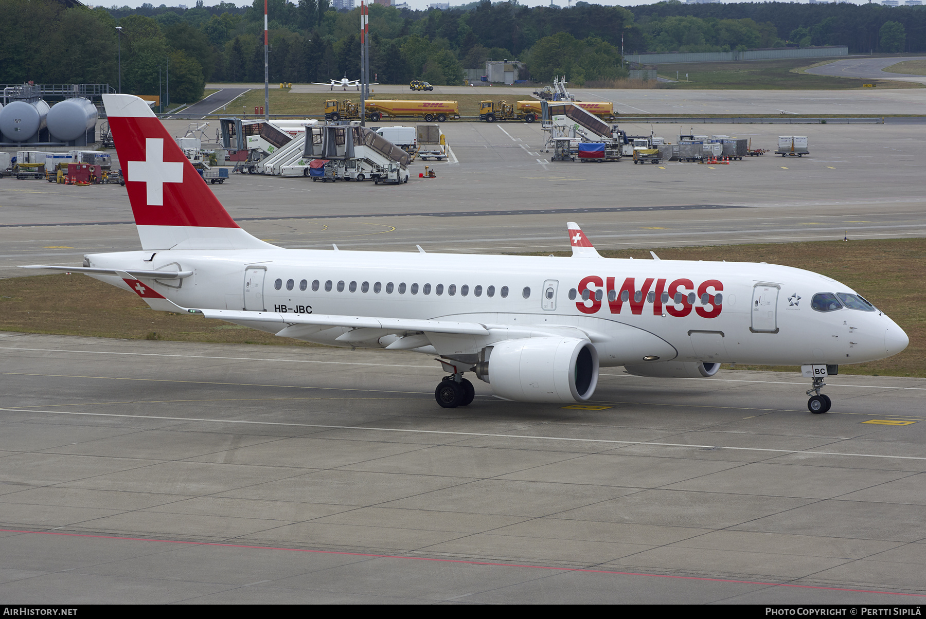 Aircraft Photo of HB-JBC | Bombardier CSeries CS100 (BD-500-1A10) | Swiss International Air Lines | AirHistory.net #226466