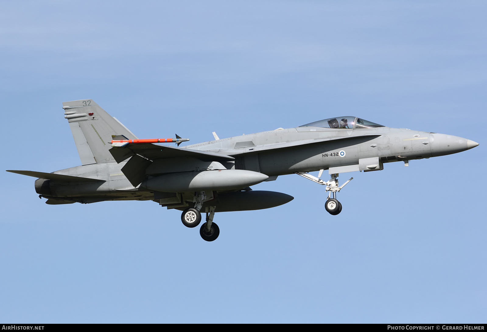 Aircraft Photo of HN-432 | McDonnell Douglas F/A-18C Hornet | Finland - Air Force | AirHistory.net #226468