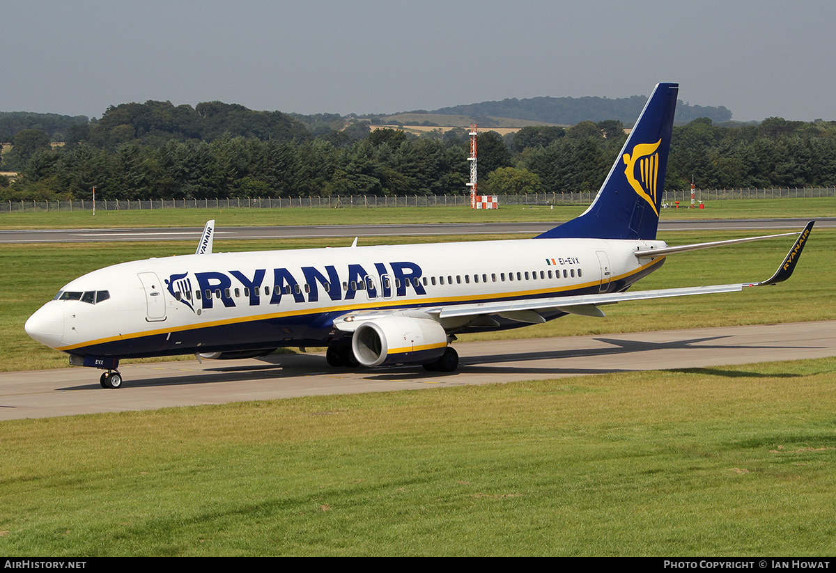 Aircraft Photo of EI-EVX | Boeing 737-8AS | Ryanair | AirHistory.net #226470