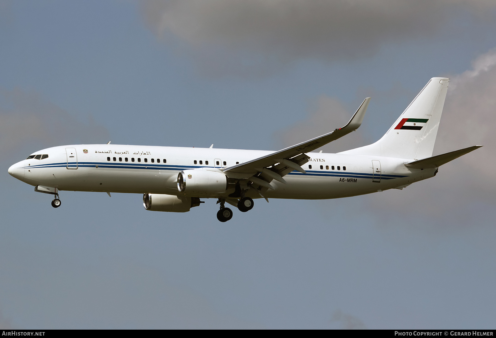 Aircraft Photo of A6-MRM | Boeing 737-8EC BBJ2 | United Arab Emirates Government | AirHistory.net #226489