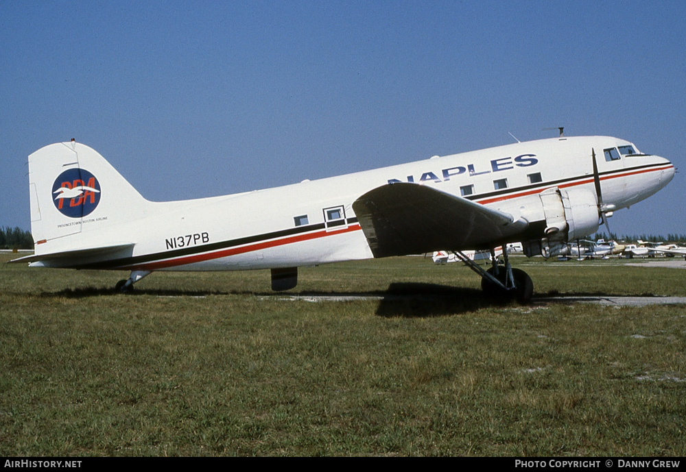 Aircraft Photo of N137PB | Douglas DC-3A | Naples Airlines & Provincetown-Boston Airline | AirHistory.net #226501