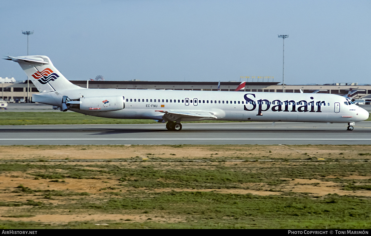 Aircraft Photo of EC-FNU | McDonnell Douglas MD-83 (DC-9-83) | Spanair | AirHistory.net #226502