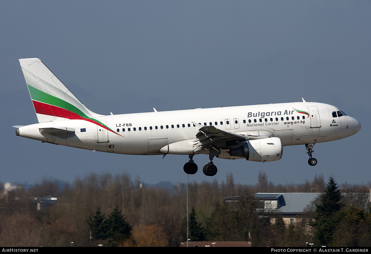 Aircraft Photo of LZ-FBB | Airbus A319-112 | Bulgaria Air | AirHistory.net #226503