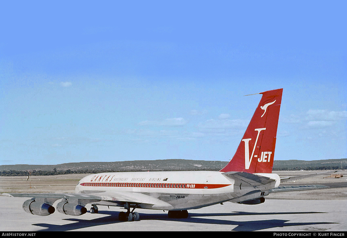 Aircraft Photo of VH-EBB | Boeing 707-138B | Qantas | AirHistory.net #226529