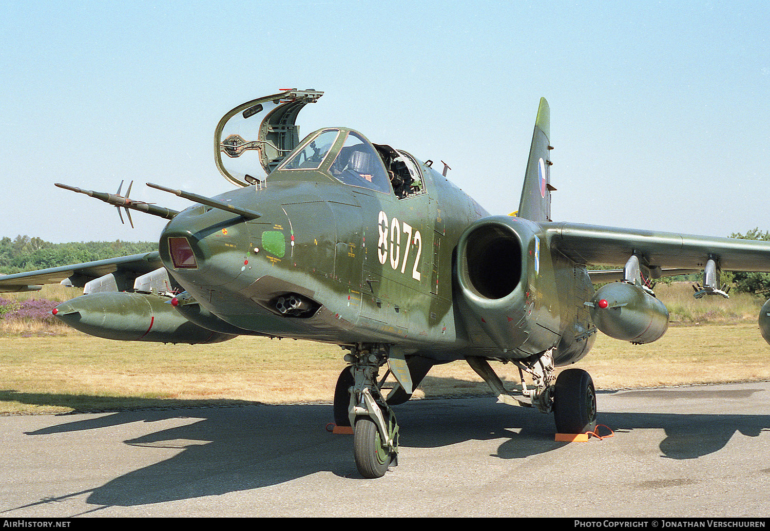 Aircraft Photo of 8072 | Sukhoi Su-25K | Czechoslovakia - Air Force | AirHistory.net #226531