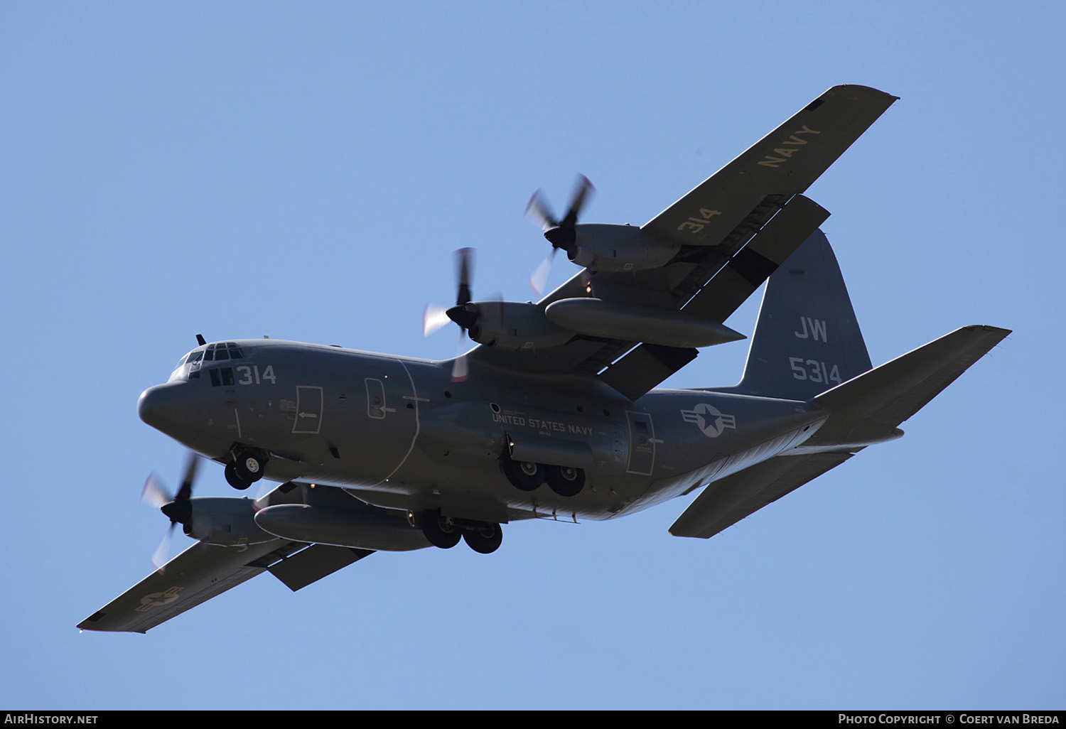 Aircraft Photo of 165314 / 5314 | Lockheed C-130T Hercules (L-382) | USA - Navy | AirHistory.net #226532
