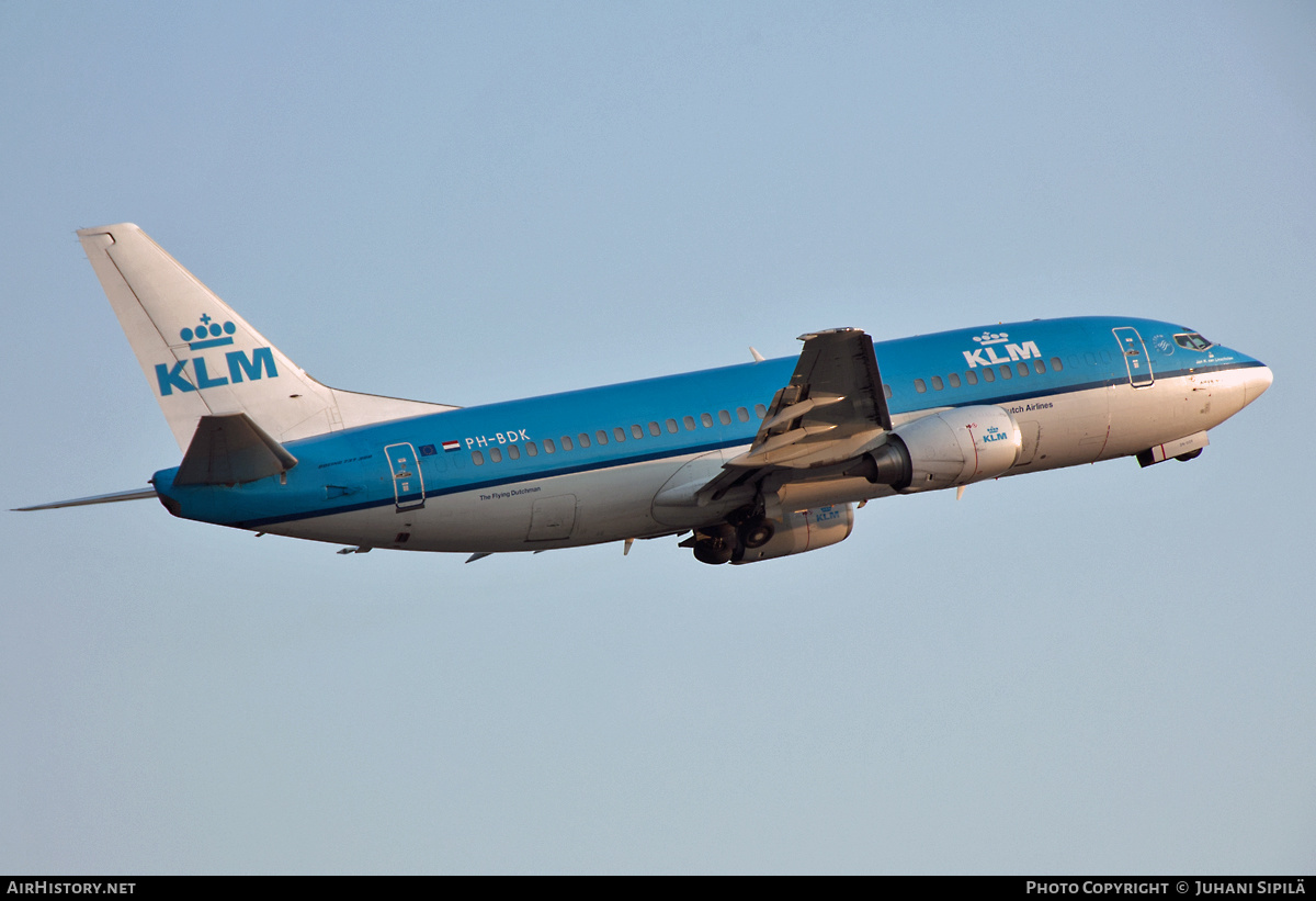 Aircraft Photo of PH-BDK | Boeing 737-306 | KLM - Royal Dutch Airlines | AirHistory.net #226536