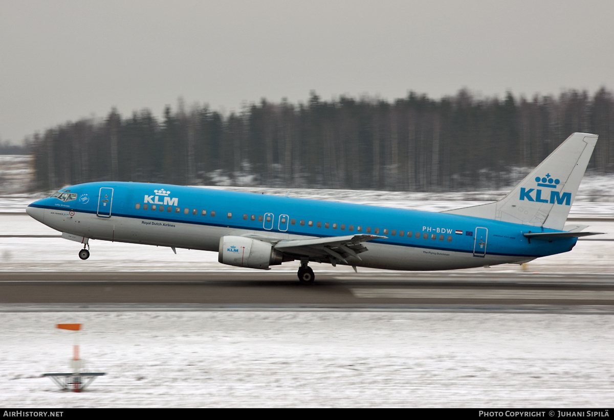 Aircraft Photo of PH-BDW | Boeing 737-406 | KLM - Royal Dutch Airlines | AirHistory.net #226538