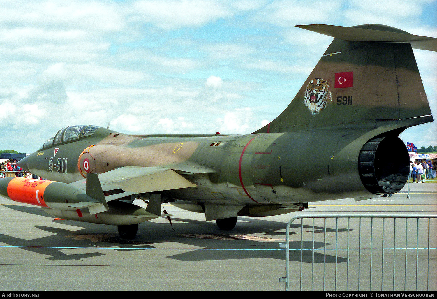 Aircraft Photo of 65-5911 / 5911 | Lockheed TF-104G Starfighter | Turkey - Air Force | AirHistory.net #226552