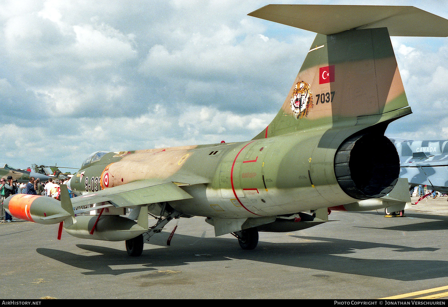 Aircraft Photo of 7037 | Lockheed F-104G Starfighter | Turkey - Air Force | AirHistory.net #226553