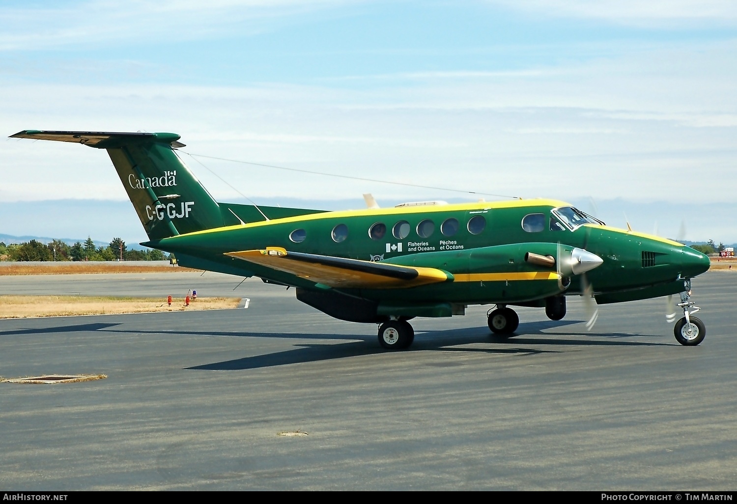 Aircraft Photo of C-GGJF | Beech B200 Super King Air | Fisheries and Oceans Canada | AirHistory.net #226561
