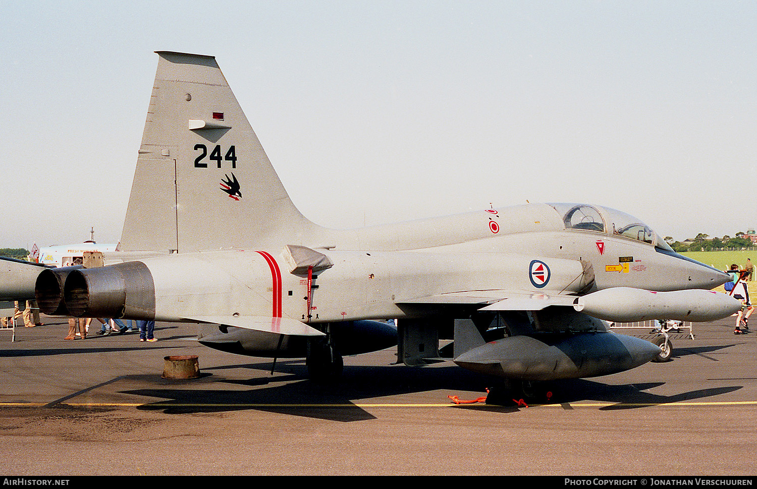 Aircraft Photo of 244 | Northrop F-5B Freedom Fighter | Norway - Air Force | AirHistory.net #226589