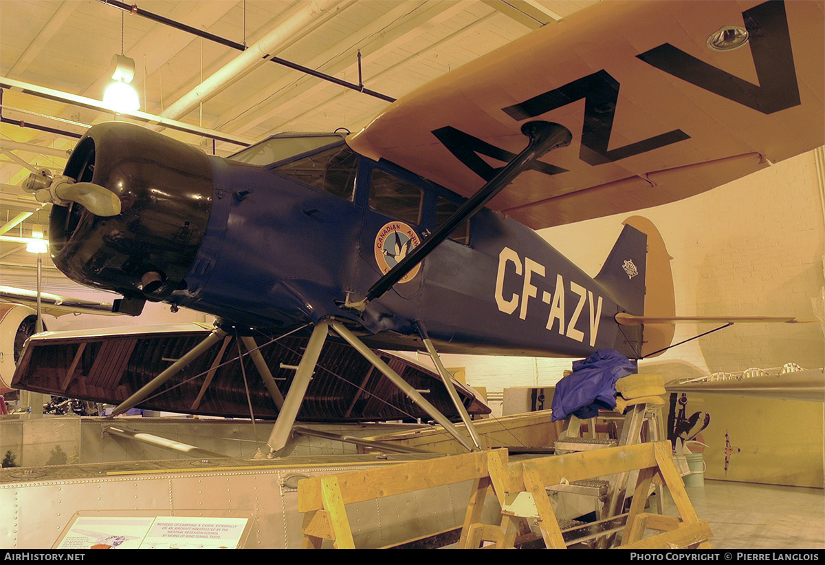 Aircraft Photo of CF-AZV | Stinson SR-8C Reliant | Canadian Airways | AirHistory.net #226622