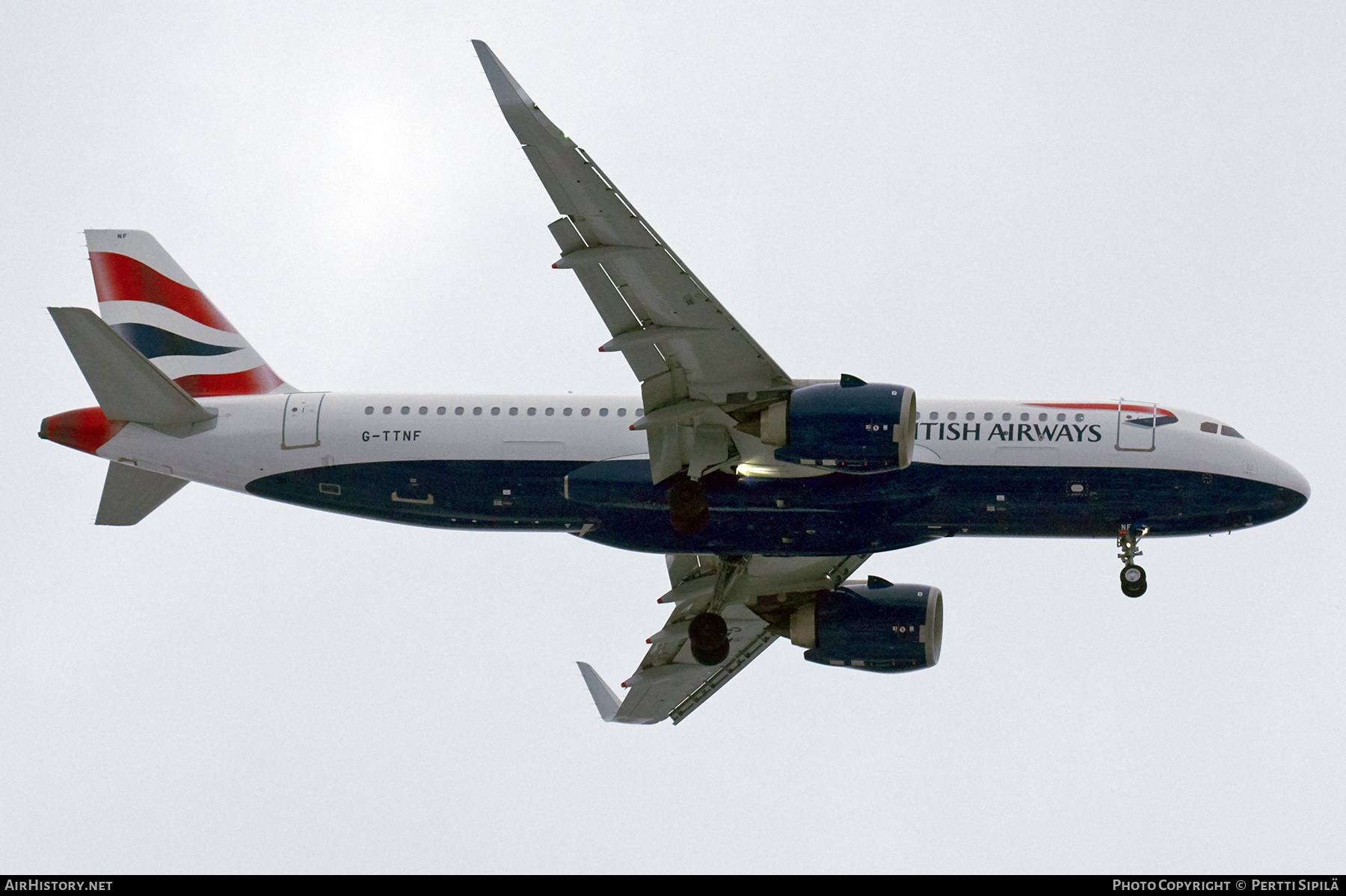 Aircraft Photo of G-TTNF | Airbus A320-251N | British Airways | AirHistory.net #226635