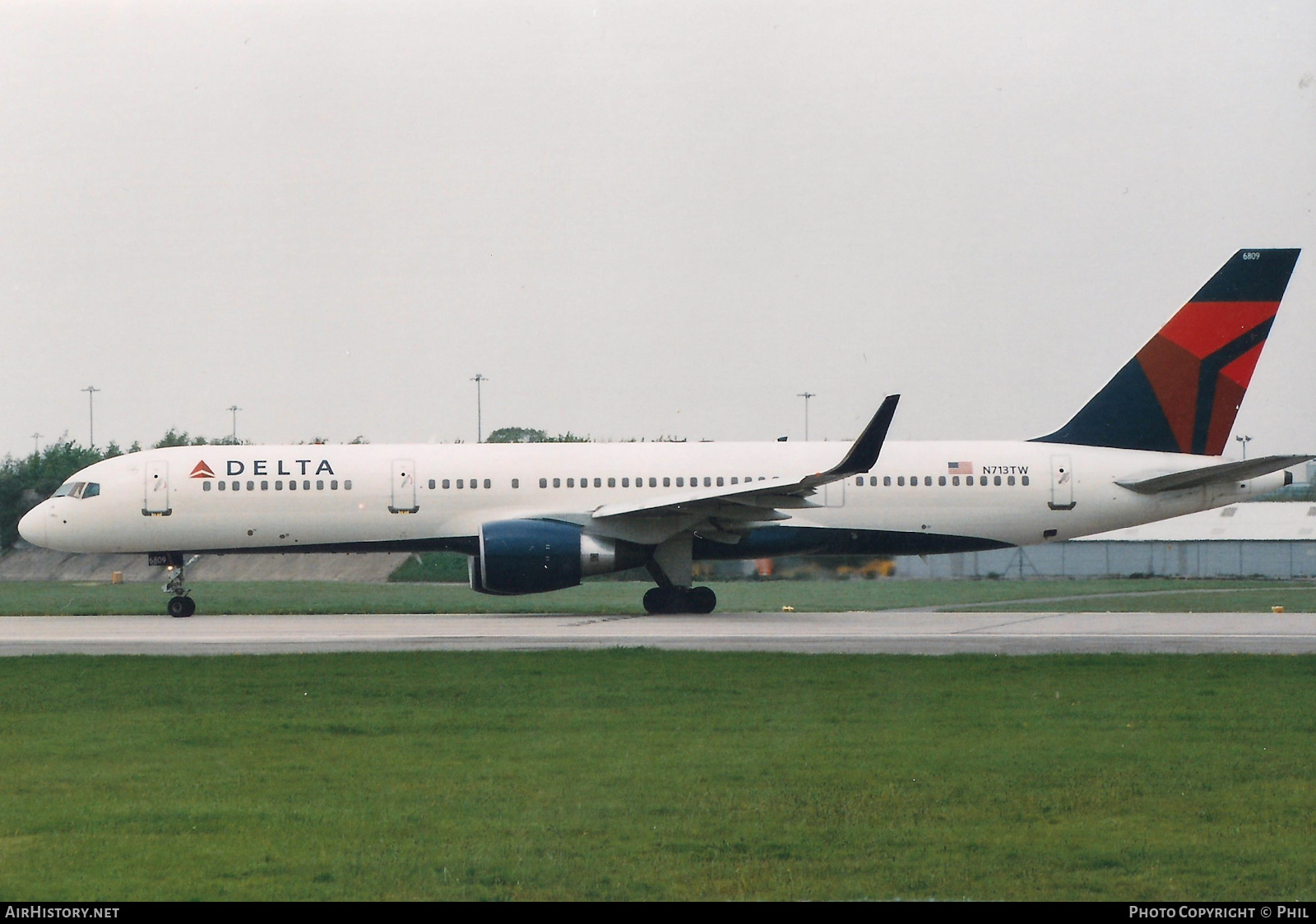 Aircraft Photo of N713TW | Boeing 757-2Q8 | Delta Air Lines | AirHistory.net #226637