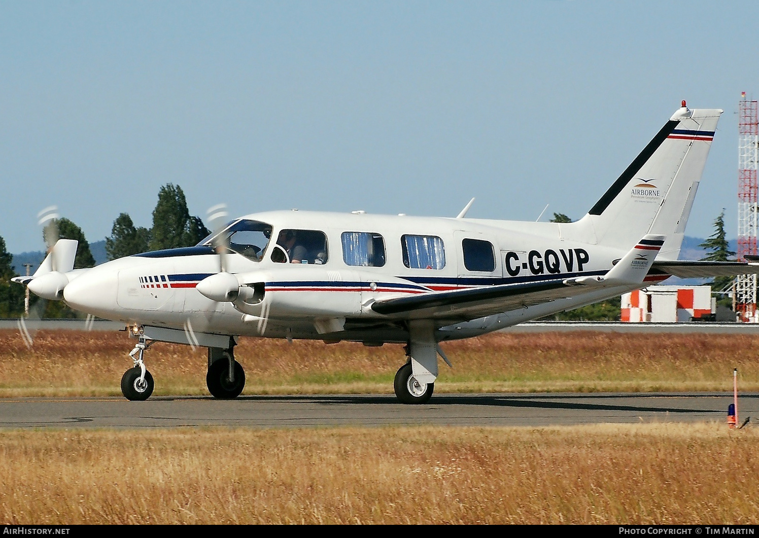 Aircraft Photo of C-GQVP | Piper PA-31-310 Navajo/Colemill Panther Navajo | Airbourne Petroleum Geophysics | AirHistory.net #226665