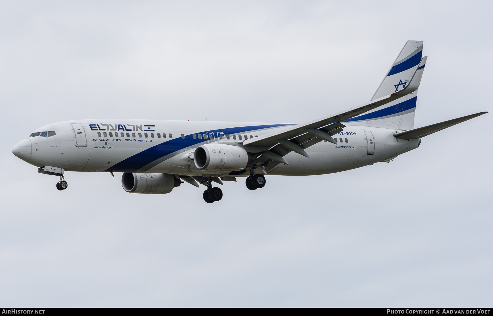 Aircraft Photo of 4X-EKH | Boeing 737-8HX | El Al Israel Airlines | AirHistory.net #226677