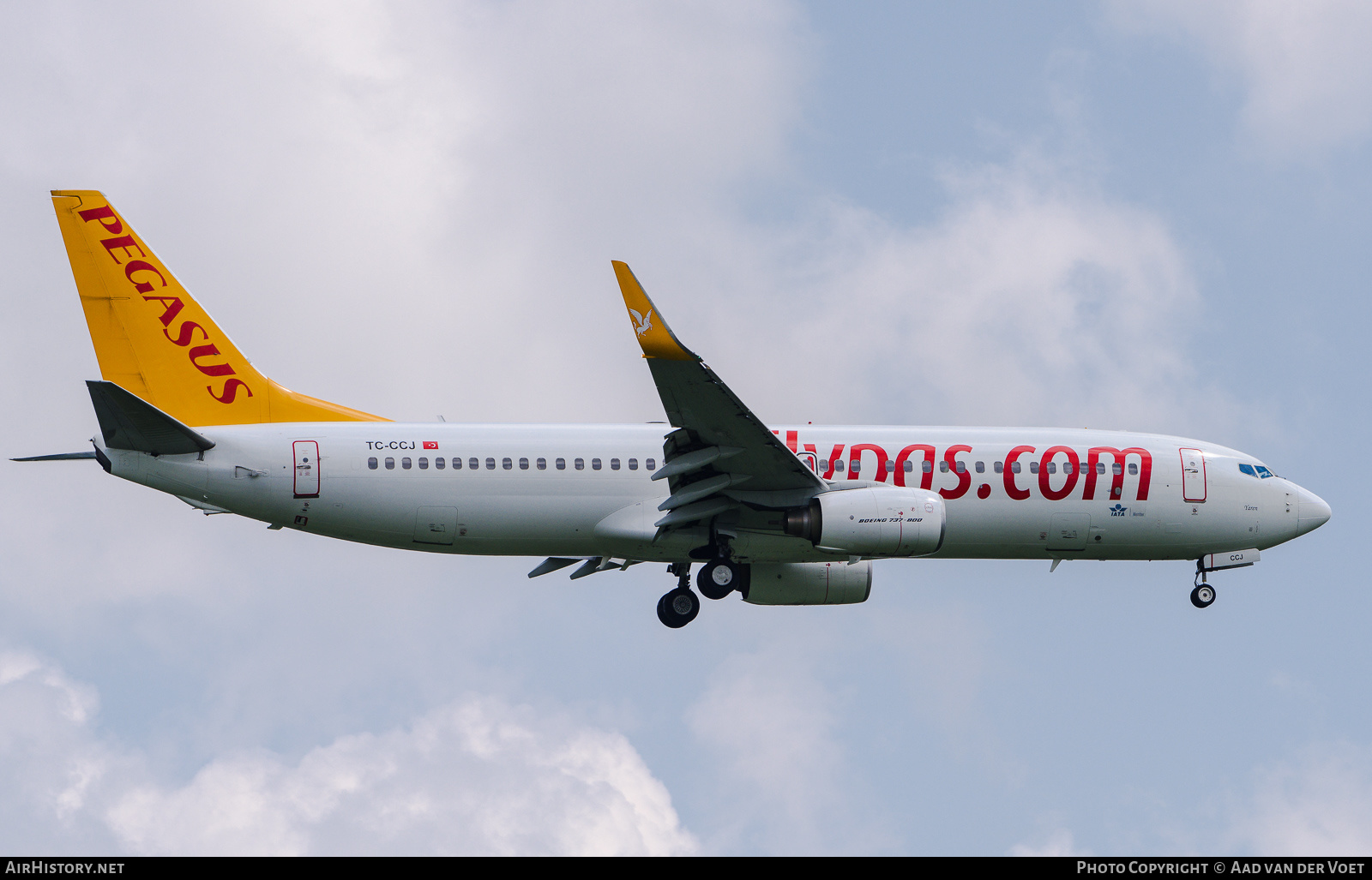 Aircraft Photo of TC-CCJ | Boeing 737-82R | Pegasus Airlines | AirHistory.net #226678
