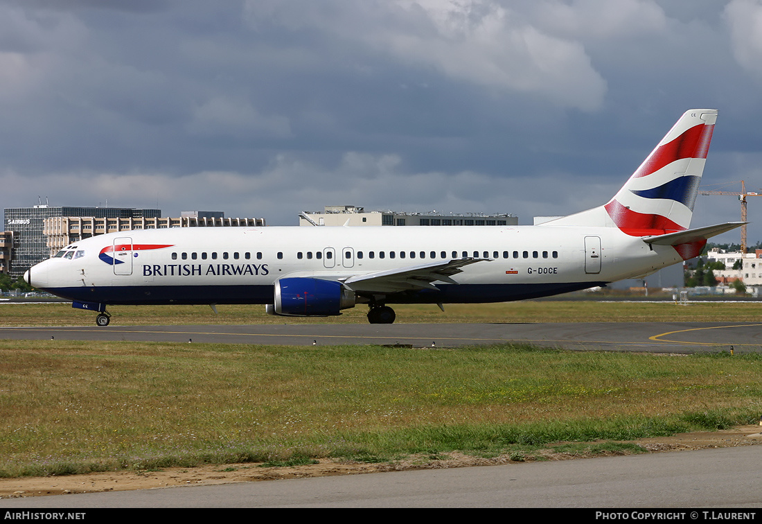 Aircraft Photo of G-DOCE | Boeing 737-436 | British Airways | AirHistory.net #226679